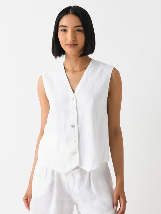 DONNI. Tops - DONNI Women’s Linen Vest